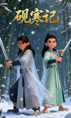 短剧《砚寒记》海报