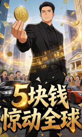 短剧《5块钱惊动全球》海报