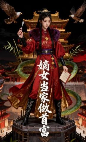 短剧《嫡女当家做首富》海报