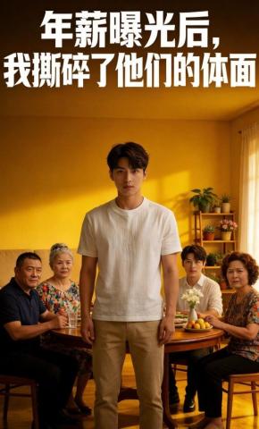 短剧《年薪曝光后，我撕碎了他们的体面》海报