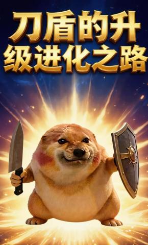 短剧《刀盾的升级进化之路》海报