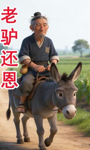 短剧《老驴还恩》海报