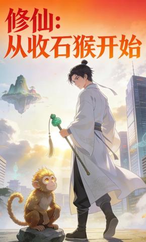 短剧《修仙：从收石猴开始》海报