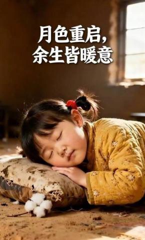 短剧《月色重启，余生皆暖意》海报