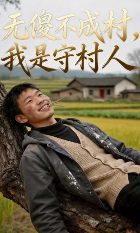 短剧《无傻不成村，我是守村人》海报