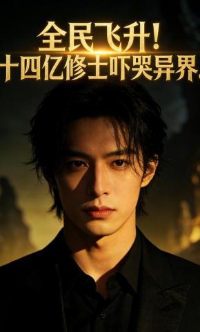 短剧《全民飞升！十四亿修士吓哭异界》海报