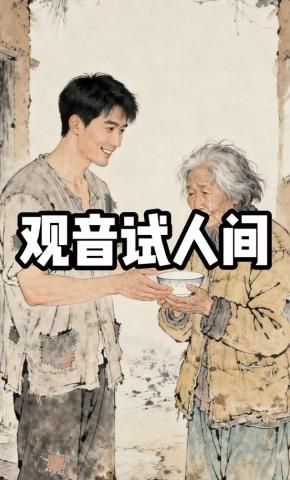 短剧《观音试人间》海报