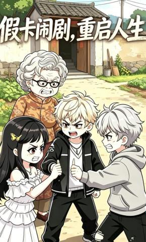 短剧《假卡闹剧，重启人生》海报