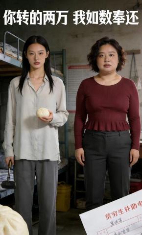 短剧《你转的两万，我如数奉还》海报