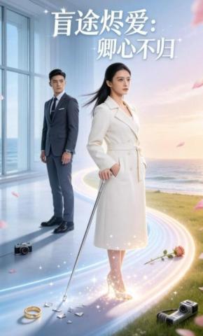 短剧《盲途烬爱，卿心不归》海报