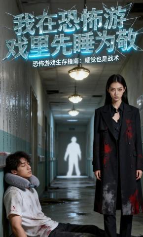 短剧《我在恐怖游戏里先睡为敬》海报