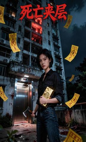 短剧《死亡夹层》海报