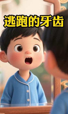 短剧《逃跑的牙齿》海报