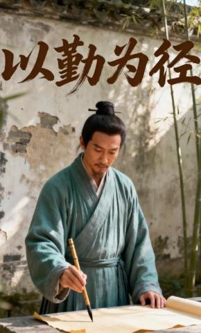 短剧《以勤为径》海报