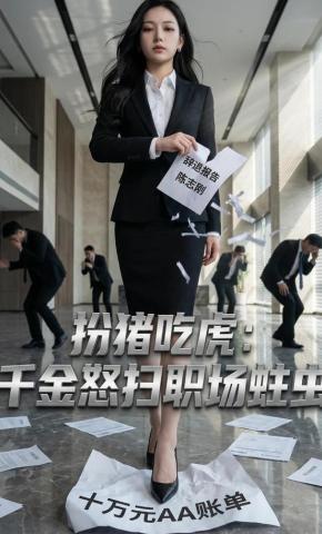 短剧《扮猪吃虎：千金怒扫职场蛀虫》海报