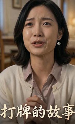 短剧《打牌的故事》海报