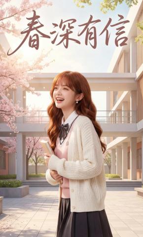 短剧《春深有信》海报