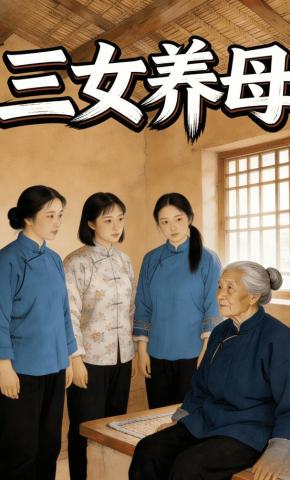 短剧《三女养母》海报