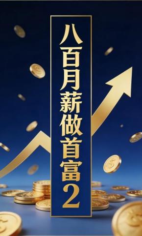 短剧《八百月薪做首富2》海报