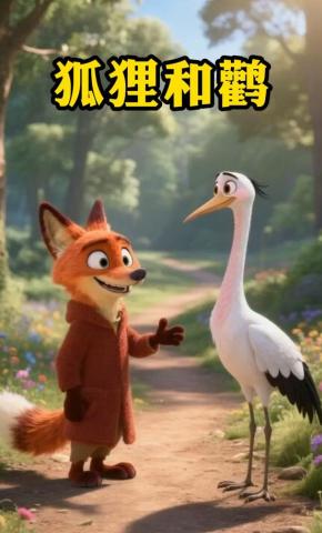 短剧《狐狸和鹳》海报