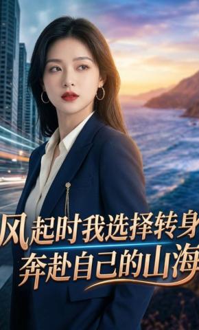 短剧《风起时我选择转身，奔赴自己的山海》海报