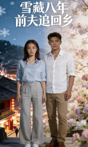 短剧《雪藏八年,前夫追回乡》海报