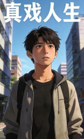 短剧《真戏人生》海报