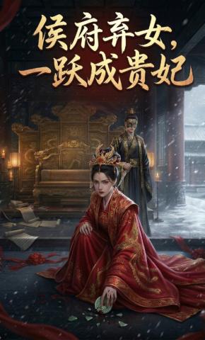 短剧《侯府弃女，一跃成贵妃》海报