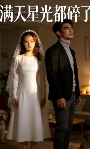 短剧《满天星光都碎了》海报