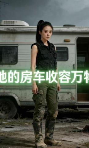 短剧《她的房车收容万物》海报