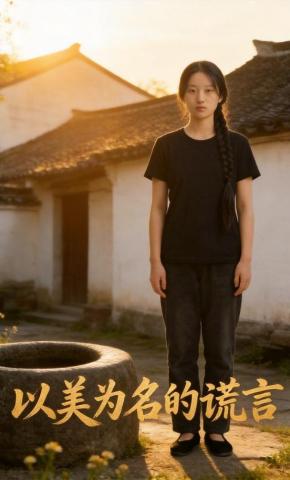 短剧《以美为名的谎言》海报