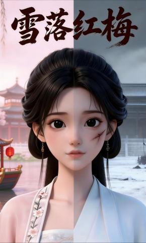 短剧《雪落红梅》海报