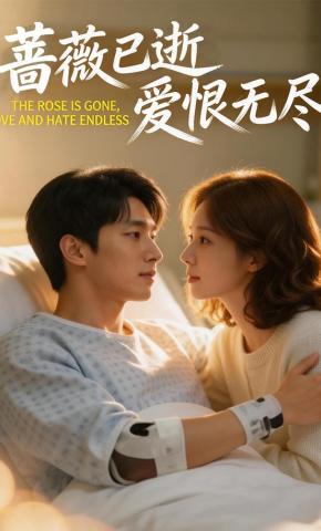 短剧《蔷薇已逝，爱恨无尽》海报