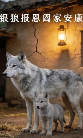 短剧《银狼报恩阖家安康》海报