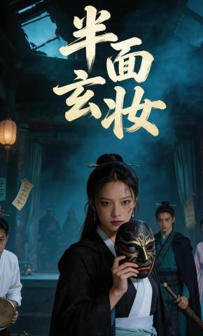 短剧《半面玄妆》海报