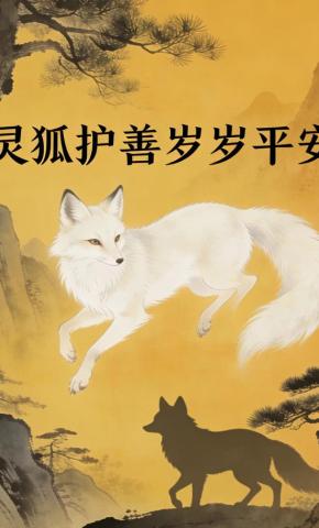 短剧《灵狐护善岁岁平安》海报