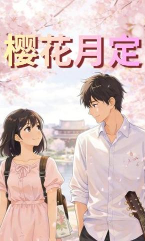 短剧《樱花月定》海报