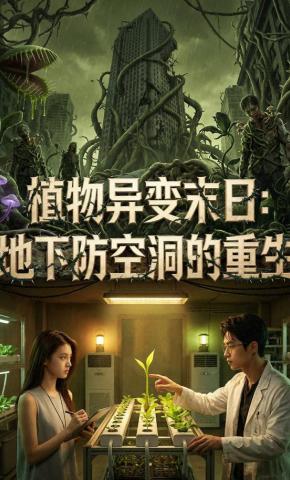 短剧《植物异变末日：地下防空洞的重生》海报