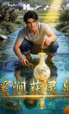 短剧《溪涧获灵泉》海报