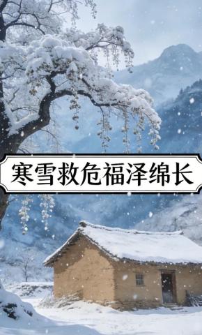 短剧《寒雪救危福泽绵长》海报