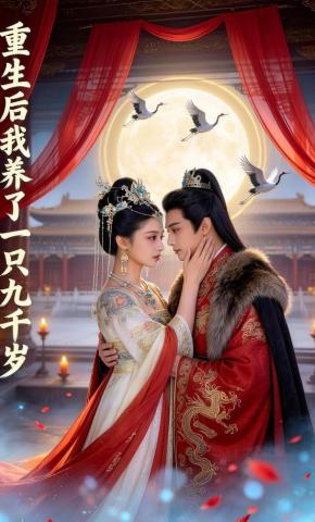 短剧《重生后我养了一只九千岁》海报