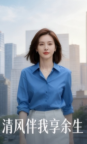 短剧《清风伴我享余生》海报
