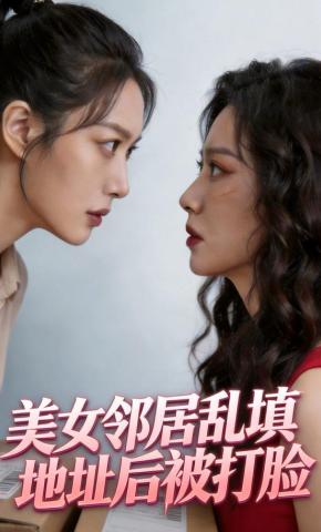 短剧《美女邻居乱填地址后被打脸》海报