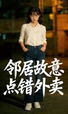 短剧《邻居故意点错外卖》海报