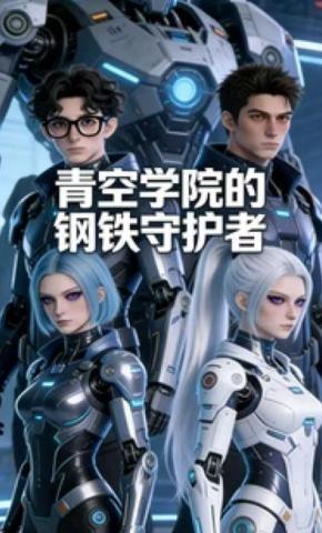 短剧《青空学院的钢铁守护者》海报