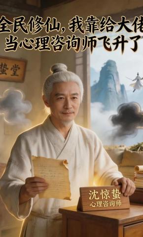 短剧《全民修仙，我靠给大佬当心理咨询师飞升了》海报