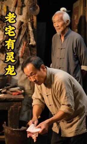 短剧《老宅有灵龙》海报