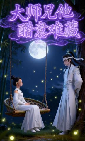 短剧《大师兄他醋意难藏》海报