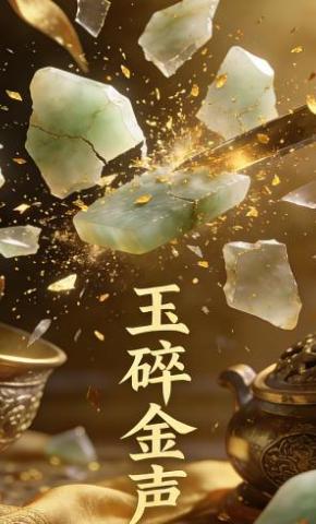 短剧《玉碎金声》海报