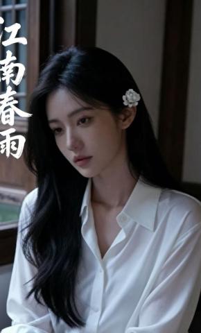 短剧《江南春雨》海报